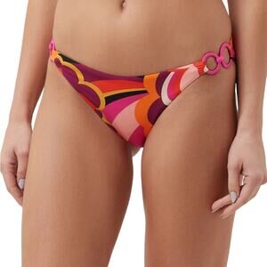 Trina Turk WOMEN'S FAN FAIRE RING HIPSTER SWIM BOTTOM Size 4
